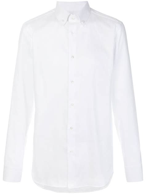 gucci button down white brand shirt|Gucci button up.